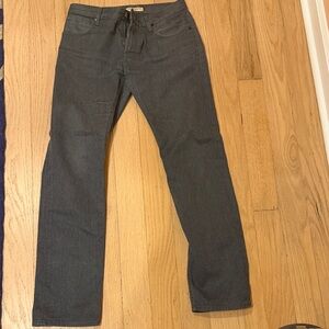 Burberry Men's Charcoal Straight-Leg Jeans